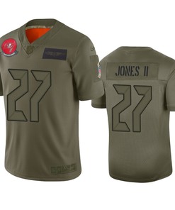 Tampa Bay Buccaneers Ronald Jones Ii Camo 2019 Salute To Service Limited Jersey - Robokeg