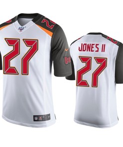 Tampa Bay Buccaneers Ronald Jones Ii White 100th Season Vapor Limited Jersey - Robokeg