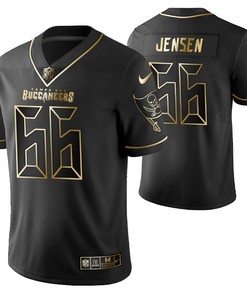 Tampa Bay Buccaneers Ryan Jensen 56 2021 Nfl Golden Brandedition Black Jersey Gift For Buccaneers Fans - Robokeg