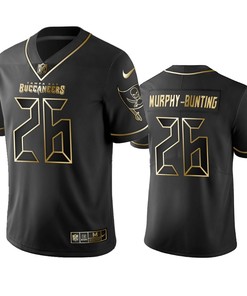 Tampa Bay Buccaneers Sean Murphy-bunting Black 2019 Vapor Limited Golden Edition Jersey - Robokeg