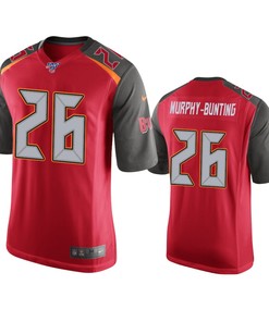 Tampa Bay Buccaneers Sean Murphy-bunting Red 100th Season Game Jersey - Robokeg