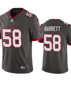 Tampa Bay Buccaneers Shaquil Barrett Pewter 2020 Vapor Limited Jersey - Mens - Robokeg