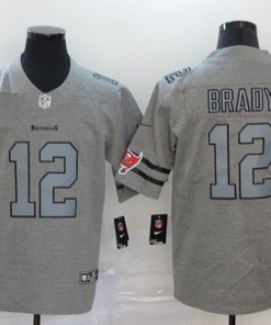 Tampa Bay Buccaneers Tom Brady #12 2020 Nfl Grey Jersey Jersey - Robokeg