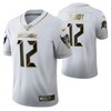 Tampa Bay Buccaneers Tom Brady 12 2021 Nfl Golden Brandedition White Jersey Gift For Buccaneers Fans - Robokeg