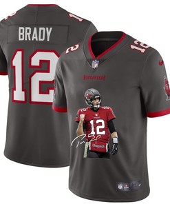 Tampa Bay Buccaneers Tom Brady #12 Nfl 2020 Brown Jersey - Robokeg