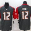 Tampa Bay Buccaneers Tom Brady #12 Nfl 2020 Dark Grey Jersey - Robokeg