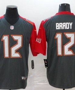 Tampa Bay Buccaneers Tom Brady #12 Nfl 2020 Dark Grey Jersey - Robokeg