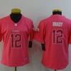 Tampa Bay Buccaneers Tom Brady #12 Nfl 2020 Dark Pink Womens Jersey - Robokeg