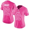 Tampa Bay Buccaneers Tom Brady #12 Nfl 2020 Pink Womens Jersey - Robokeg