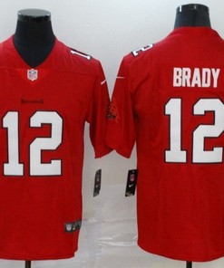 Tampa Bay Buccaneers Tom Brady #12 Nfl 2020 Red Jersey - Robokeg