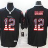 Tampa Bay Buccaneers Tom Brady #12 Nfl 2020 Us Flag Black Jersey - Robokeg