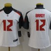 Tampa Bay Buccaneers Tom Brady #12 Nfl 2020 White Womens Jersey - Robokeg