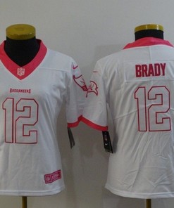Tampa Bay Buccaneers Tom Brady #12 Nfl 2020 White Womens Jersey - Robokeg
