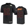 Tampa Bay Buccaneers Tom Brady Super Bowl Lv Black Limited Jersey - Robokeg