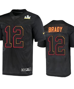 Tampa Bay Buccaneers Tom Brady Super Bowl Lv Black Limited Jersey - Robokeg