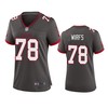 Tampa Bay Buccaneers Tristan Wirfs Pewter 2020 Nfl Draft Alternate Game Jersey - Robokeg