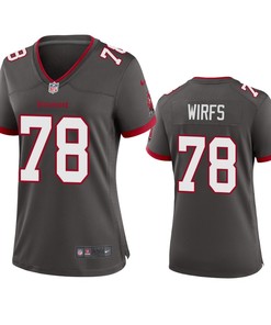 Tampa Bay Buccaneers Tristan Wirfs Pewter 2020 Nfl Draft Alternate Game Jersey - Robokeg