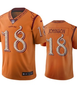 Tampa Bay Buccaneers Tyler Johnson Orange City Edition Vapor Limited Jersey - Robokeg