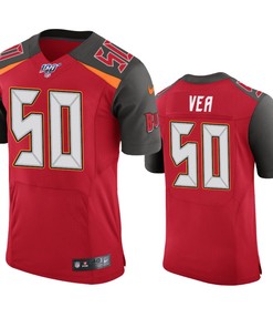 Tampa Bay Buccaneers Vita Vea Red 100th Season Vapor Elite Jersey - Robokeg
