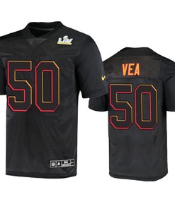 Tampa Bay Buccaneers Vita Vea Super Bowl Lv Black Limited Jersey - Robokeg