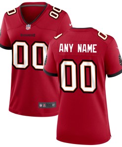 Tampa Bay Buccaneers Womens Custom Game Jersey - Red Custom Jerseys Nfl - Robokeg