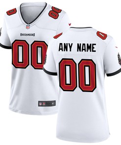 Tampa Bay Buccaneers Womens Custom Game Jersey White Custom Jerseys Nfl - Robokeg