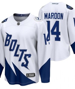 Tampa Bay Lightning 14 Patrick Maroon 2022 Stadium Series White Jersey Jersey - Robokeg