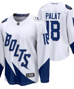 Tampa Bay Lightning 18 Ondrej Palat 2022 Stadium Series White Jersey Jersey - Robokeg