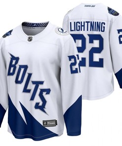 Tampa Bay Lightning 22 2022 Stadium Series White Jersey Jersey - Robokeg