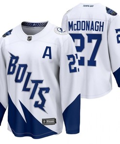 Tampa Bay Lightning 27 Ryan McDonagh 2022 Stadium Series White Jersey Jersey - Robokeg