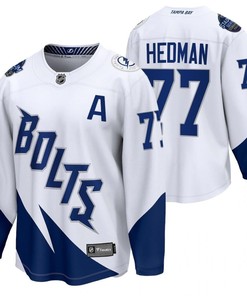 Tampa Bay Lightning 77 Victor Hedman 2022 Stadium Series White Jersey Jersey - Robokeg