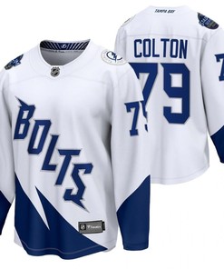 Tampa Bay Lightning 79 Ross Colton 2022 Stadium Series White Jersey Jersey - Robokeg