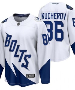 Tampa Bay Lightning 86 Nikita Kucherov 2022 Stadium Series White Jersey Jersey - Robokeg