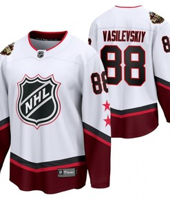 Tampa Bay Lightning 88 Andrei Vasilevskiy 2022 All-Star Eastern Conference White Jersey Jersey - Robokeg