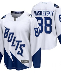 Tampa Bay Lightning 88 Andrei Vasilevskiy 2022 Stadium Series White Jersey Jersey - Robokeg