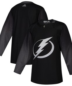 Tampa Bay Lightning Adidas Alternate Authentic Jersey - Black Nhl - Robokeg