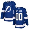 Tampa Bay Lightning Adidas Authentic Custom Jersey - Blue Custom Jerseys Nhl - Robokeg
