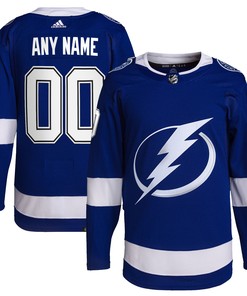 Tampa Bay Lightning Adidas Home Primegreen Authentic Pro Custom Jersey - Royal Custom Jerseys Nhl - Robokeg