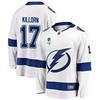 Tampa Bay Lightning Alex Killorn 17 Away 2022 Stanley Cup Final Breakaway Men Jersey - White - Robokeg