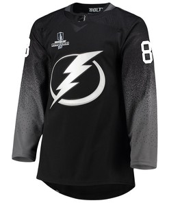 Tampa Bay Lightning Andrei Vasilevskiy 88 Alternate 2022 Stanley Cup Champions Breakaway Men Jersey - Black - Robokeg