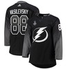Tampa Bay Lightning Andrei Vasilevskiy 88 alternate 2022 Stanley Cup Final Breakaway Men Jersey - black - Robokeg