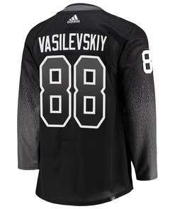 Tampa Bay Lightning Andrei Vasilevskiy 88 alternate 2022 Stanley Cup Final Breakaway Men Jersey - black - Robokeg
