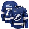 Tampa Bay Lightning Anthony Cirelli 71 Home 2022 Stanley Cup Champions Breakaway Men Jersey - Blue - Robokeg