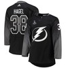 Tampa Bay Lightning Brandon Hagel 38 Alternate 2022 Stanley Cup Playoffs Breakaway Men Jersey - Black - Robokeg