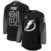 Tampa Bay Lightning Brayden Point 21 alternate 2022 Stanley Cup Final Breakaway Men Jersey - black - Robokeg