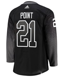 Tampa Bay Lightning Brayden Point 21 alternate 2022 Stanley Cup Final Breakaway Men Jersey - black - Robokeg