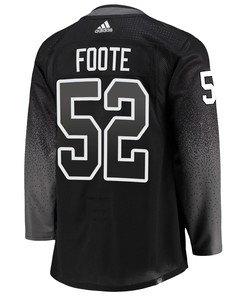 Tampa Bay Lightning Callan Foote 52 Alternate 2022 Stanley Cup Champions Breakaway Men Jersey - Black - Robokeg