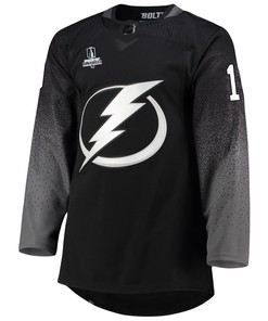 Tampa Bay Lightning Corey Perry 10 Alternate 2022 Stanley Cup Playoffs Breakaway Men Jersey - Black - Robokeg