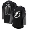 Tampa Bay Lightning Corey Perry 10 alternate 2022 Stanley Cup Final Breakaway Men Jersey - black - Robokeg