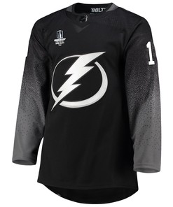 Tampa Bay Lightning Corey Perry 10 alternate 2022 Stanley Cup Final Breakaway Men Jersey - black - Robokeg